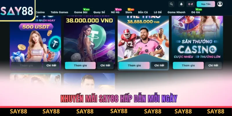 Banner sự kiện khuyến mãi Say88 mới nhất Banner sự kiện khuyến mãi Say88 mới nhất